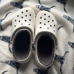 White Crocs